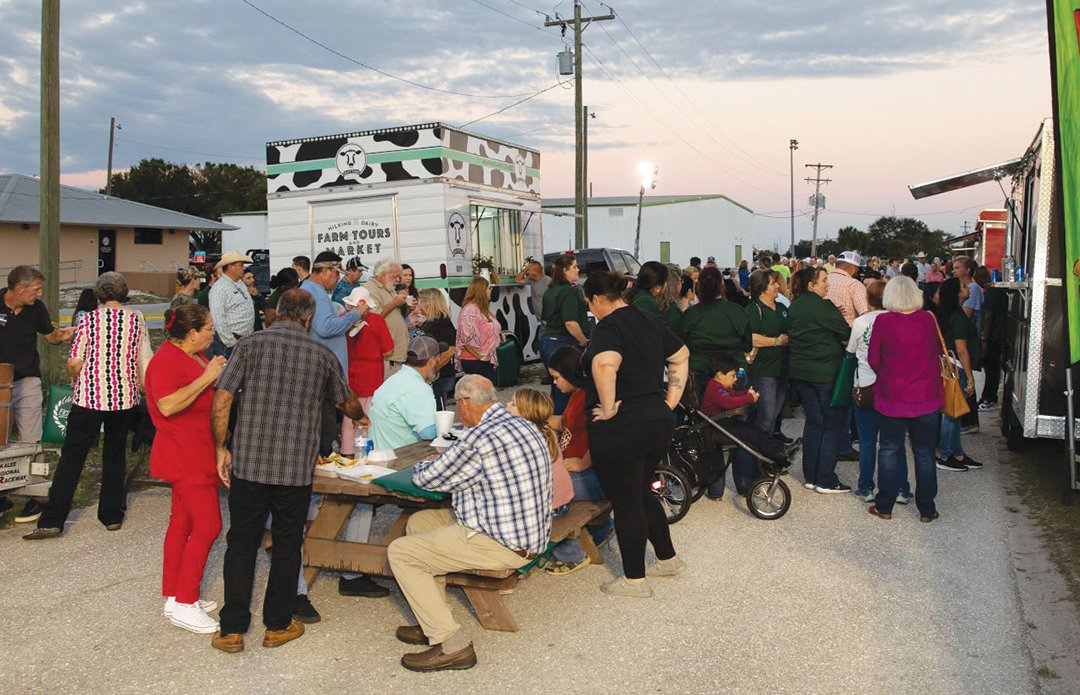 People enjoyed the food trucks at the Bronson Arena in Moore Haven Nov. 16 celebrating First Bank's Centinnial Celebration.